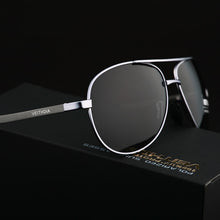 Load image into Gallery viewer, Designer Pilot Polarized Male Sunglasses