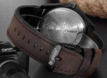 Load image into Gallery viewer, Casual Leather Wrist Military Sports Watch