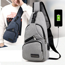 Load image into Gallery viewer, USB Charging Crossbody Bag