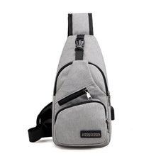 Load image into Gallery viewer, USB Charging Crossbody Bag