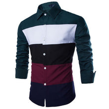 Load image into Gallery viewer, Striped Patchwork Long Sleeve