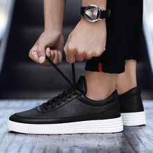 Load image into Gallery viewer, Leather Casual Black Shoes