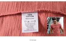 Load image into Gallery viewer, Slim Fit Pure Cotton T-shirt