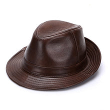 Load image into Gallery viewer, Real Natural Leather Hat