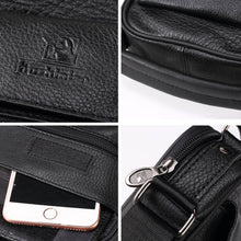 Load image into Gallery viewer, Genuine Leather Men Messenger Bag