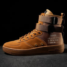 Load image into Gallery viewer, Army boots Lace Up Flat shoes