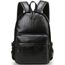 Load image into Gallery viewer, Men Backpack Leather School Bag